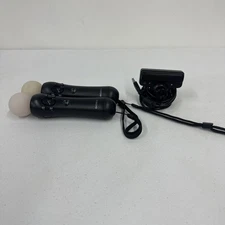Sony PlayStation PS3 USB Move Motion  Camera & Motion Controllers Untested As Is