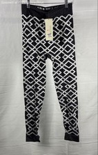 Sweaty Betty Women's Black Geo Jacquard Ski Base Layer Leggings NWT Sz M