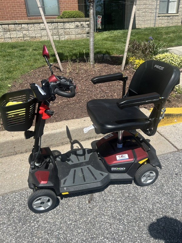 Pride Go Go Endurance Li Mobility Scooter with 8ah Battery