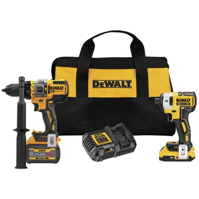 #ad DeWALT DCK2100D1T1 20V MAX Cordless 2 Tool Combo Kit W FLEXVOLT ADVANTAGE $399.00