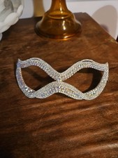 Iridescent Crystal Masquerade Mask