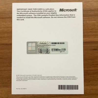 Windows Server 2025 Remote Desktop License - 50 Device RDS CALs NEW