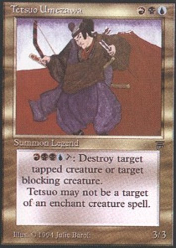 1x Tetsuo Umezawa Heavy Play, English Legends MTG Magic | eBay 1x Tetsuo Umezawa Heavy Play, English Legends MTG Magic | eBay