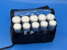 Remington Ceramic Dual Voltage Hot Rollers 10Pc Hair Curlers 1" 1.25" Tested