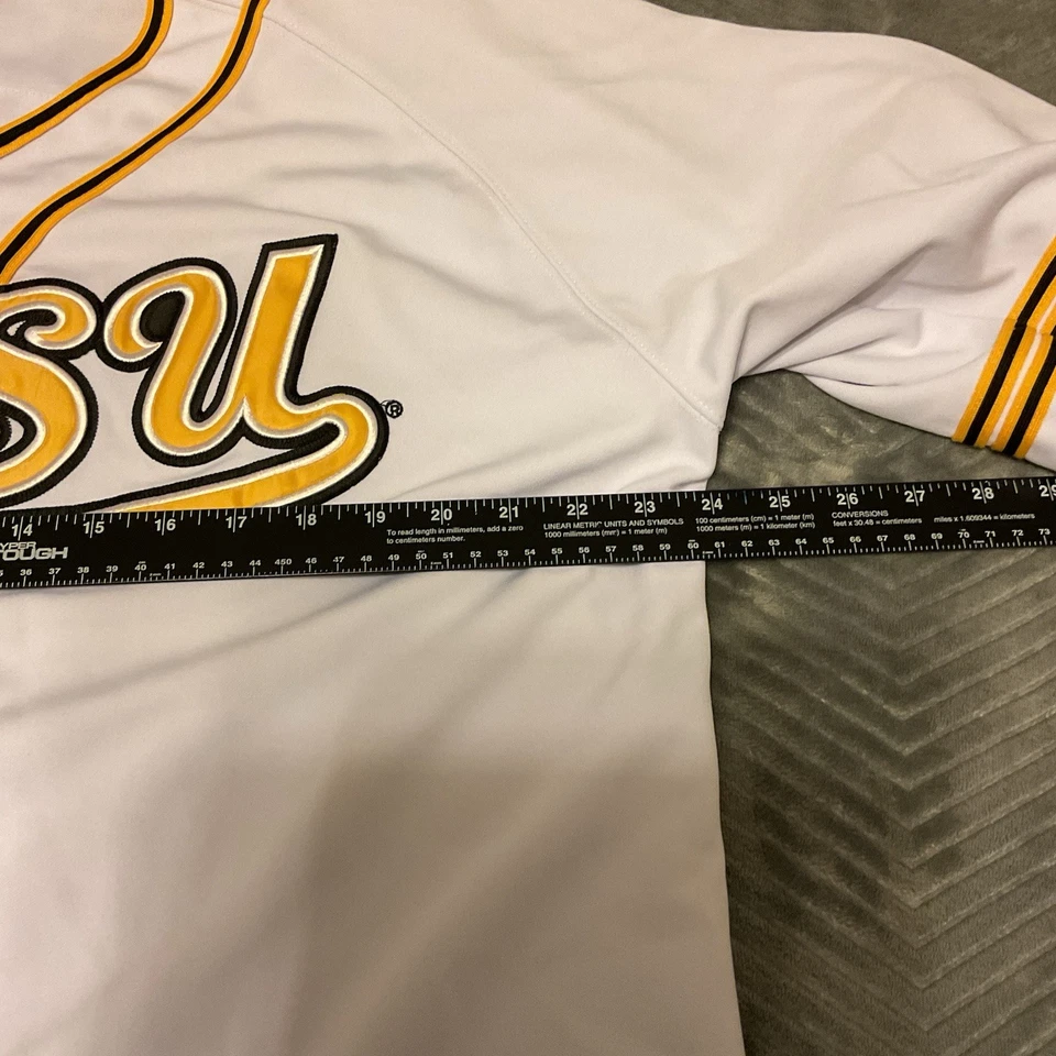 Camiseta de béisbol de colección Majestic Wichita State Shockers grande ¡RARA! Foto 4 de 4