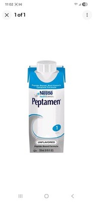 Nestle Peptamen Unflavored Dietary Supplement 24ct. Of 8.45 oz Exp 09/2026