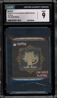 Pokemon Meowth 24k Gold Plating Striking Korean Candy Stickers CGC 9 Mint