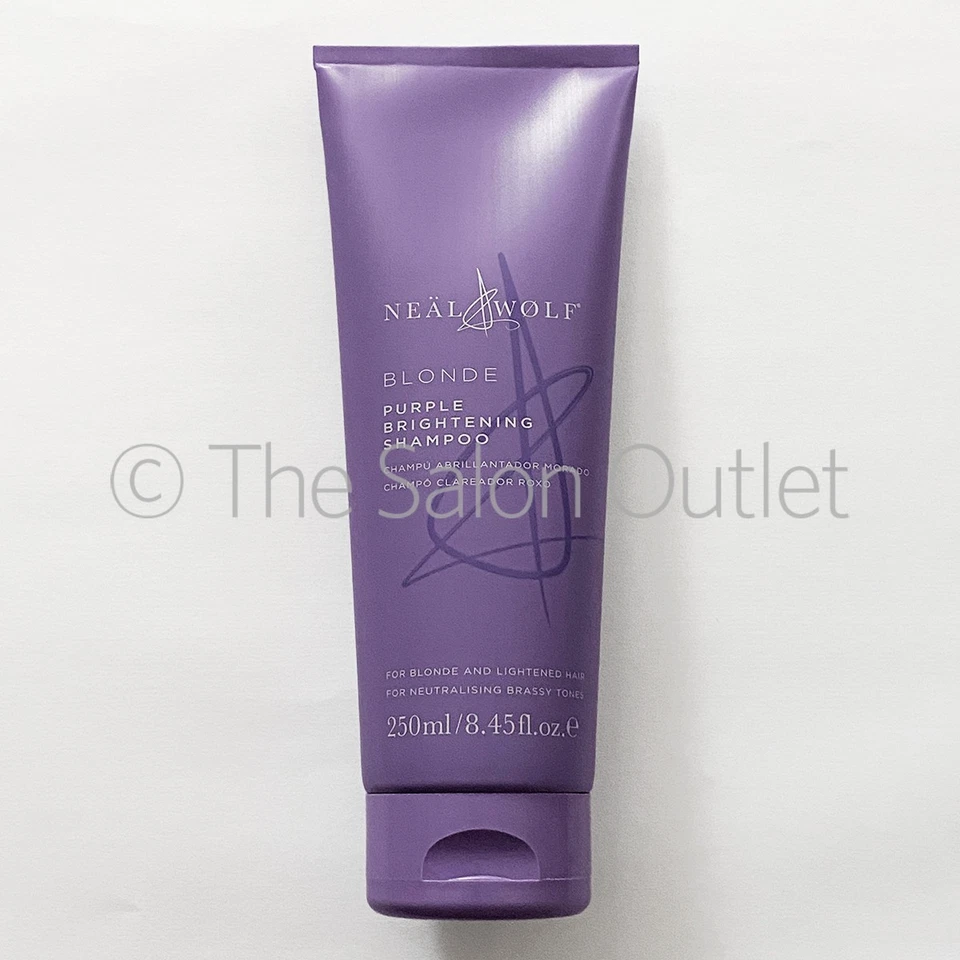 NEAL & WOLF Neal & and Wolf Blonde Purple Brightening Shampoo 250ml (RRP £15.50)
