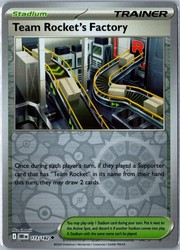 Team Rocket's Factory 173/182 Destined Rivals Reverse Holo