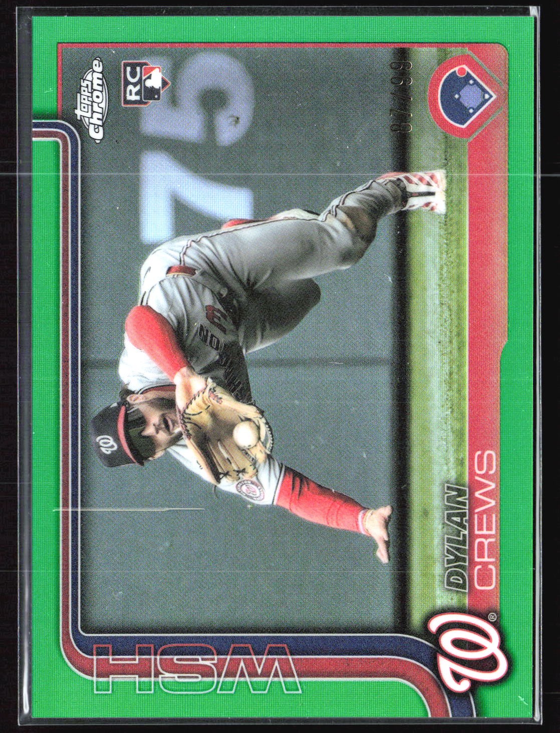 2025 Topps Chrome Update #USC190 Dylan Crews Green Refractors #/99