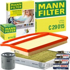 MANN INSPEKTIONSPAKET+5L LIQUI 5W-30 MOTORÖL passend für VW POLO V SEAT AUDI 1.0