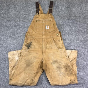 Carhartt ベージュオーバーオール30x30 Carhartt Overalls 30x30 | eBay