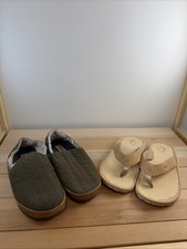 Olukai Men s Shoe Bundle HanoHano Slip Ons Ohana FlipFlops Sz 10 Sample OK131