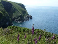 Photo A3 Natural arch below the Pembrokeshire Coast Path Moylgrove/Trew c2012