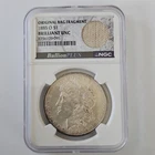 1885 New Orleans Morgan Silver Dollar $1 NGC Brilliant Uncirculated