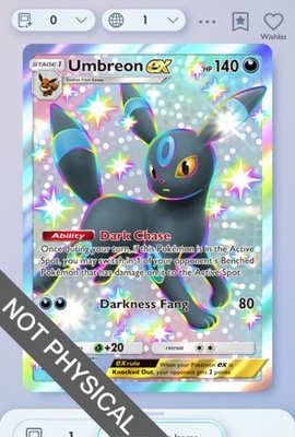 Pokemon TCG Pocket - Umbreon EX Shiny 2 , Fantastical Parade, English