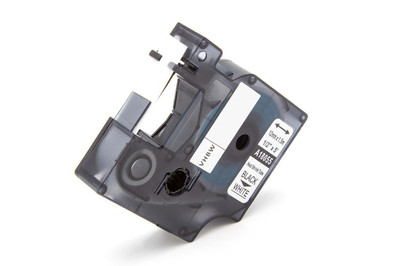 Schrumpf Schriftband für Dymo RhinoPro 6000 5000 3000 Schwarz/Weiß 12mm 1,5m