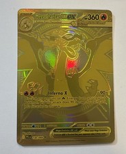 pokemon gold card charizard v Mega Charizard X ex Pokemon Phantasmal Flames Mega Hyper Rare #130 PSA 10