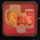 Vintage 1982 Old Milwaukee Beer Lighted Sign Works as Expected Man Cave Bar Core
