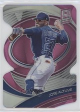 2021 Panini Spectra Neon Pink Prizm Die-Cut 5/35 Jose Altuve #78 04br