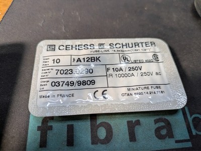 10 x Schurter || Fuse 10A 250V  Rapid flinke Sicherung 6,3 x 32mm|| 10 pcs