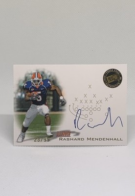 2008 Press Pass - Signings Rashard Mendenhall #PPS-RM Gold /99 (AU, RC)
