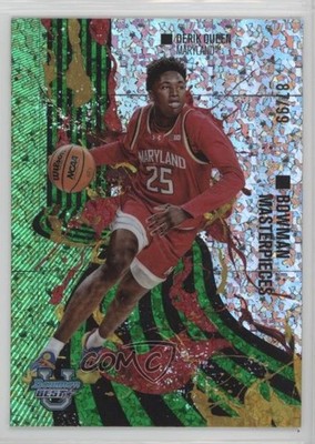 2024-25 Bowman U Best Green Mini-Diamond Refractor 87/99 Derik Queen #BM-15 2ec
