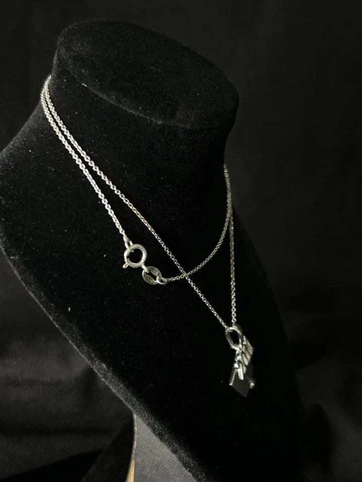 Collar colgante con tapa de graduación Giani Bernini 2015 en plata de ley Foto 4 de 4