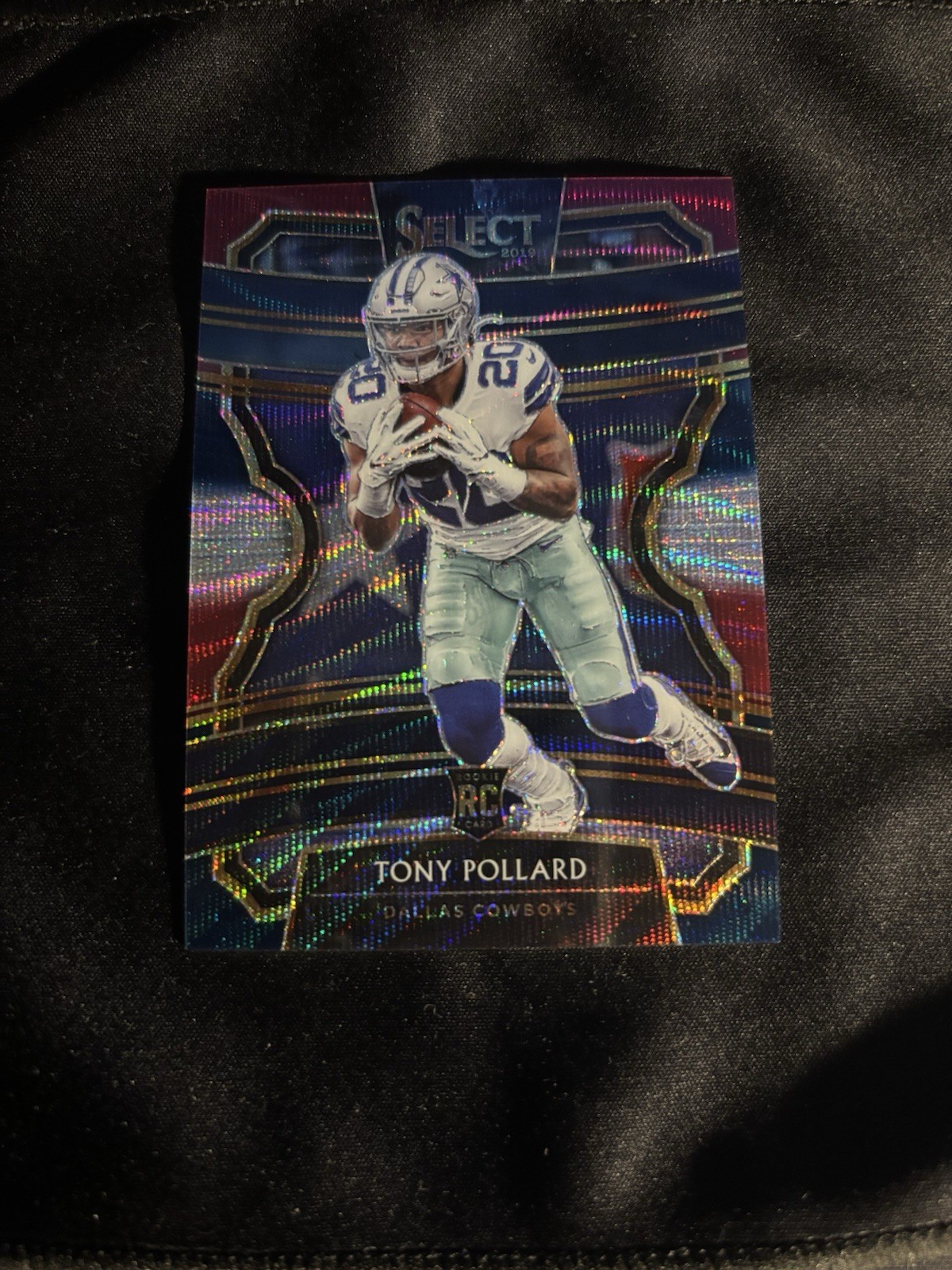 2019 Panini Select - Concourse Tony Pollard #99 Tri-Color Prizm /199 (RC)