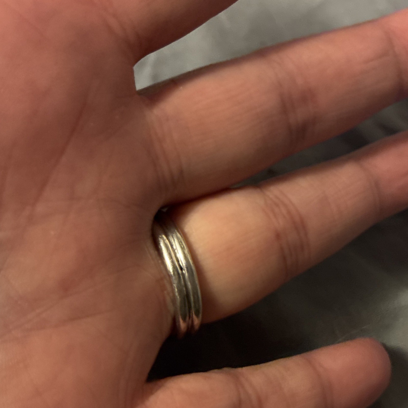 Handcrafted Silver Statement Ring with Oval Turqu… - image 2