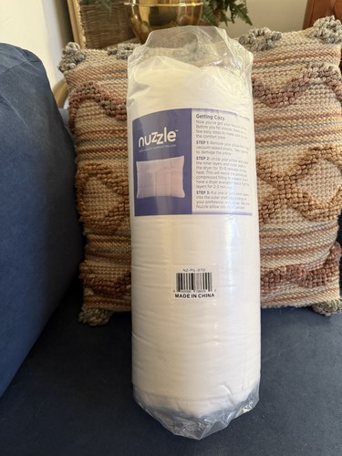 Nuzzle Zero Gravity Support Pillow Model NZ-PIL-STD - New In Plastic