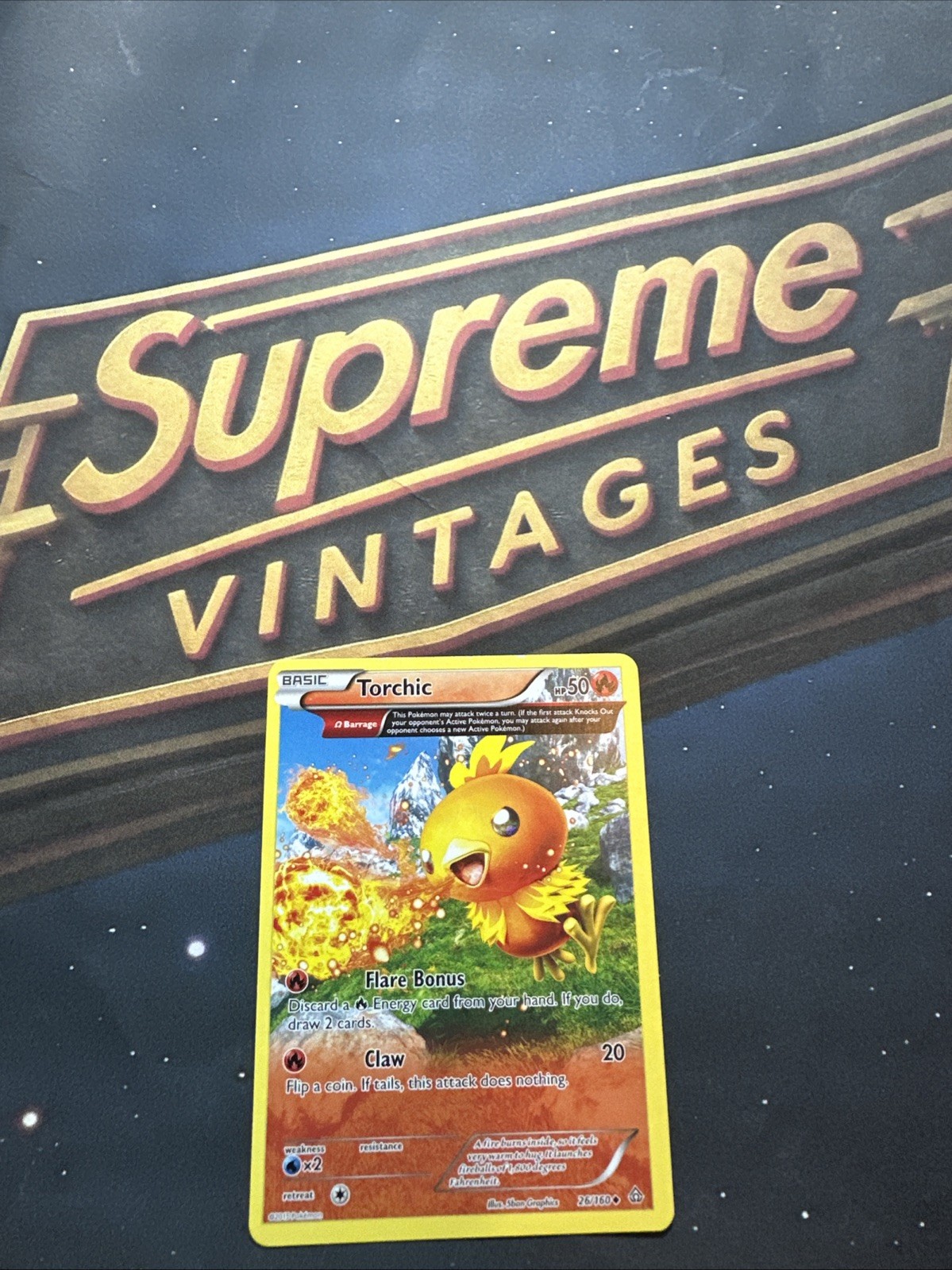 Torchic (Omega) 26/160 XY-Primal Clash Pokémon TCG Regular LP