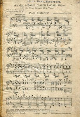 An der schönen blauen Donau, Walzer, Johann Strauss, Op. 314, für Salonorchester
