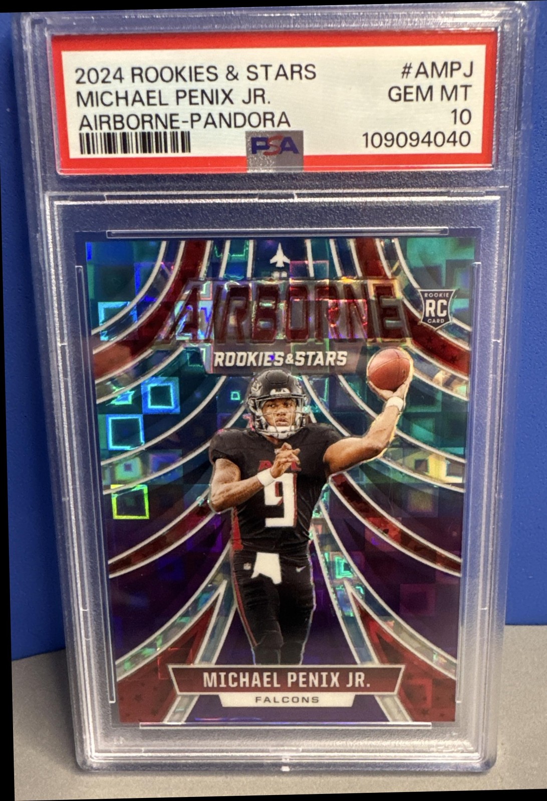 Michael Penix Panini Rookies & Stars Airborne #AMPJ Pandora