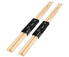 2/4/6/12 Pairs Drum Sticks, 5A Drum Sticks, Oval Wood Tip Drum Stick for Drums..
