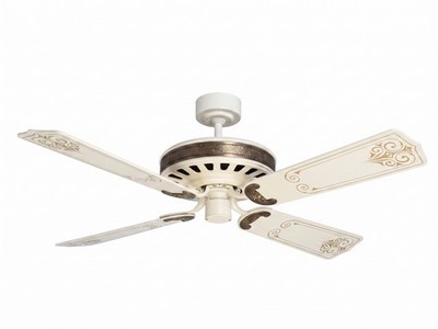 Sears Turn of the Century 52'' Ceiling Fan  |  White & Brass (4210561)