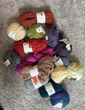 Lot of 15 High Quality Yarn, Silk, Wool, Alpaca, Merino, Donegal