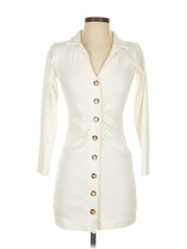 Nasty Gal Inc. Women Ivory Casual Dress 2