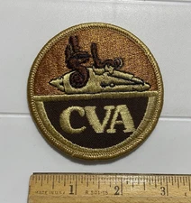 Connecticut Valley Arms CVA Firearms Flint Lock Rifle Round Embroidered Patch