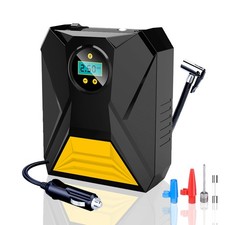 12V Digital Corded Car Tyre Inflator Pump Portable Air Compressor LED Light