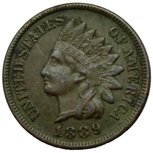1889 Indian Cent - AU