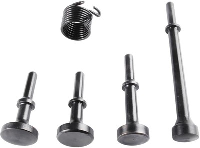 5 Pcs Air Hammer Bits Set, 0.401 Shank Smoothing Pneumatic Black 