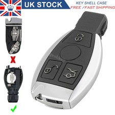 For Mercedes Benz A B C E S Class 3 Button Car Key Fob Case Shell Replacement