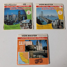 3 Vintage Sets of 3 Reel View Master San Francisco, California