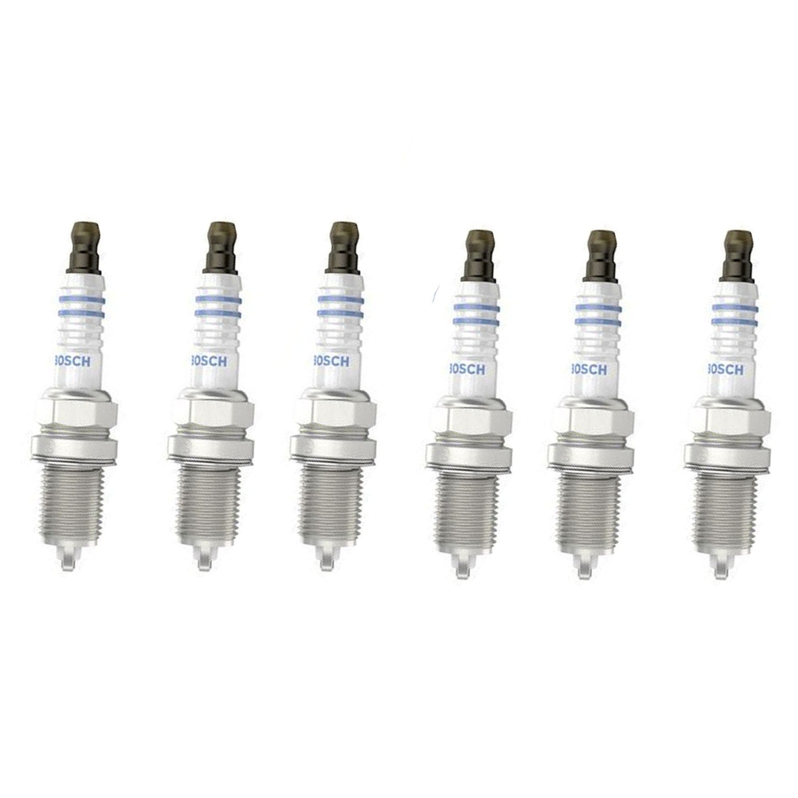 BOSCH Yttrium Spark Plug 6PCS For Mitsubishi Montero Toyota Land Cruiser Nissan