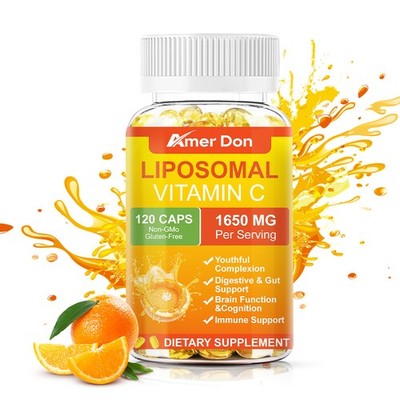 Liposomal Vitamin C 1650mg -60/120 Capsules - High Absorption Supplements