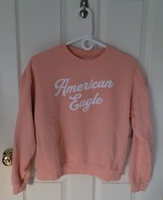 American Eagle Women s Crewneck Sweatshirt Size XS Peach - Good Condition