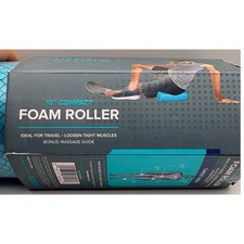 Gaiam Restore 12 Inch Compact Foam Roller Blu...