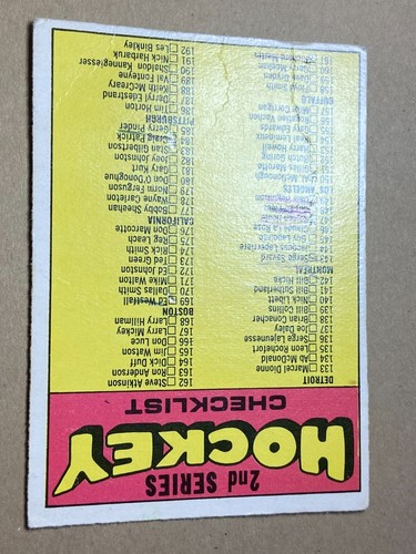 1971-72 O-Pee-Chee #264 Checklist 2 CL OPC Marked Creases Low Grade - Picture 4 of 7