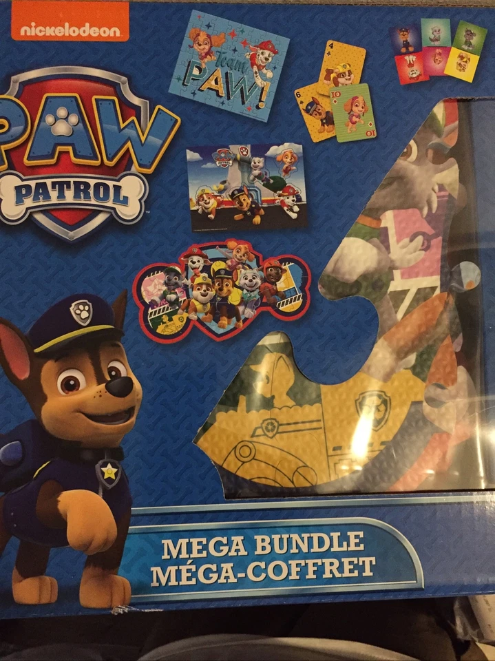 Набор из 5 игр PAW Patrol Mega игрушка детская головоломка домино большие карты дерево  - Изображение 3 из 4